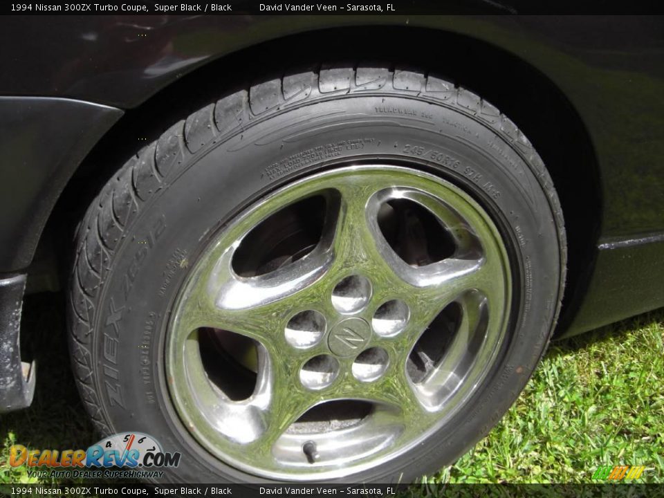 1994 Nissan 300ZX Turbo Coupe Super Black / Black Photo #20