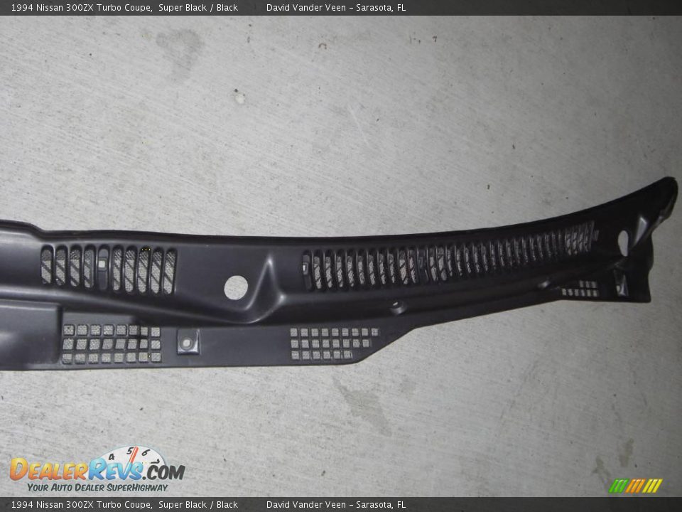 1994 Nissan 300ZX Turbo Coupe Super Black / Black Photo #24