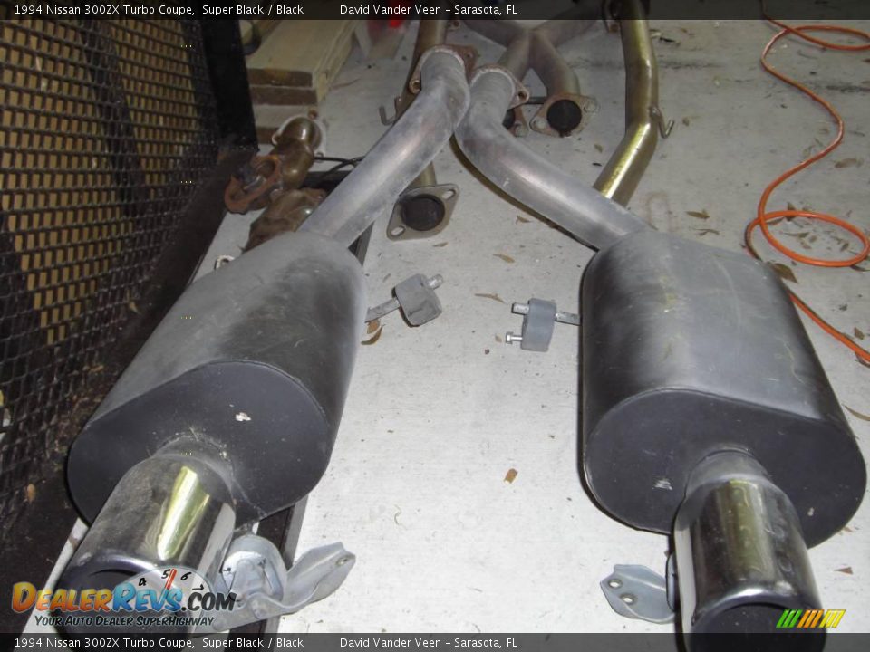 1994 Nissan 300ZX Turbo Coupe Super Black / Black Photo #25