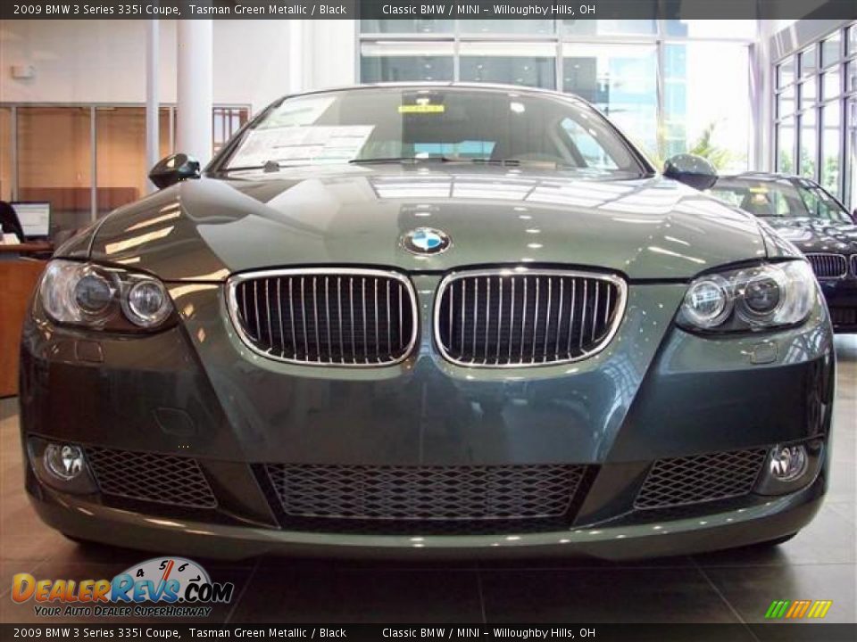 2009 BMW 3 Series 335i Coupe Tasman Green Metallic / Black Photo #3