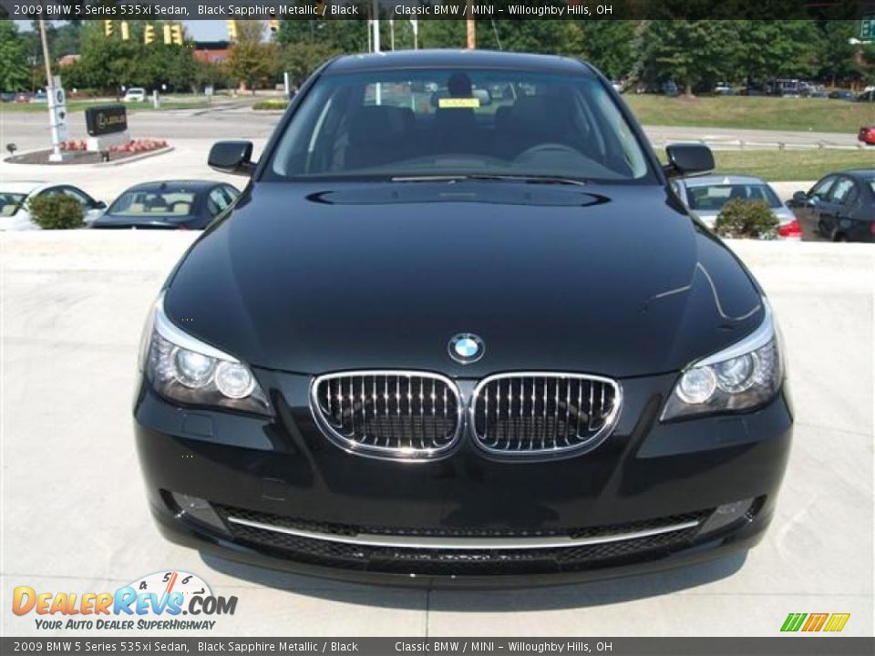 2009 BMW 5 Series 535xi Sedan Black Sapphire Metallic / Black Photo #1