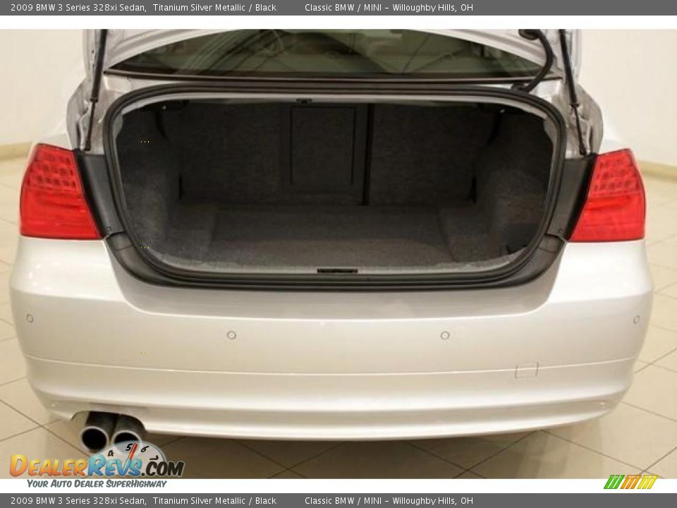 2009 BMW 3 Series 328xi Sedan Titanium Silver Metallic / Black Photo #19