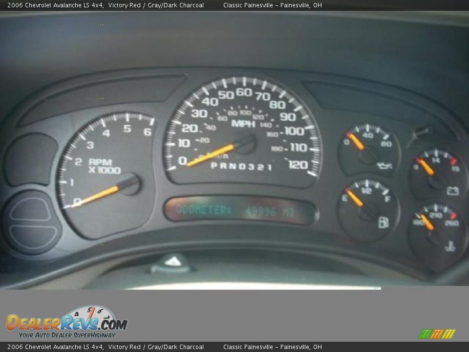 2006 Chevrolet Avalanche LS 4x4 Victory Red / Gray/Dark Charcoal Photo #9