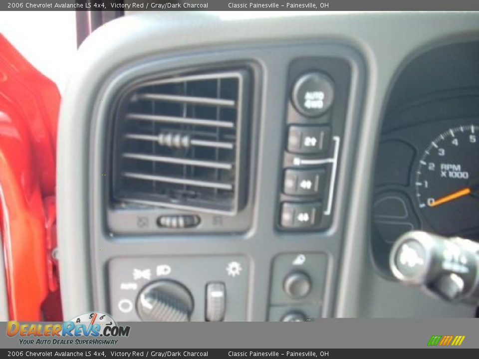 2006 Chevrolet Avalanche LS 4x4 Victory Red / Gray/Dark Charcoal Photo #10