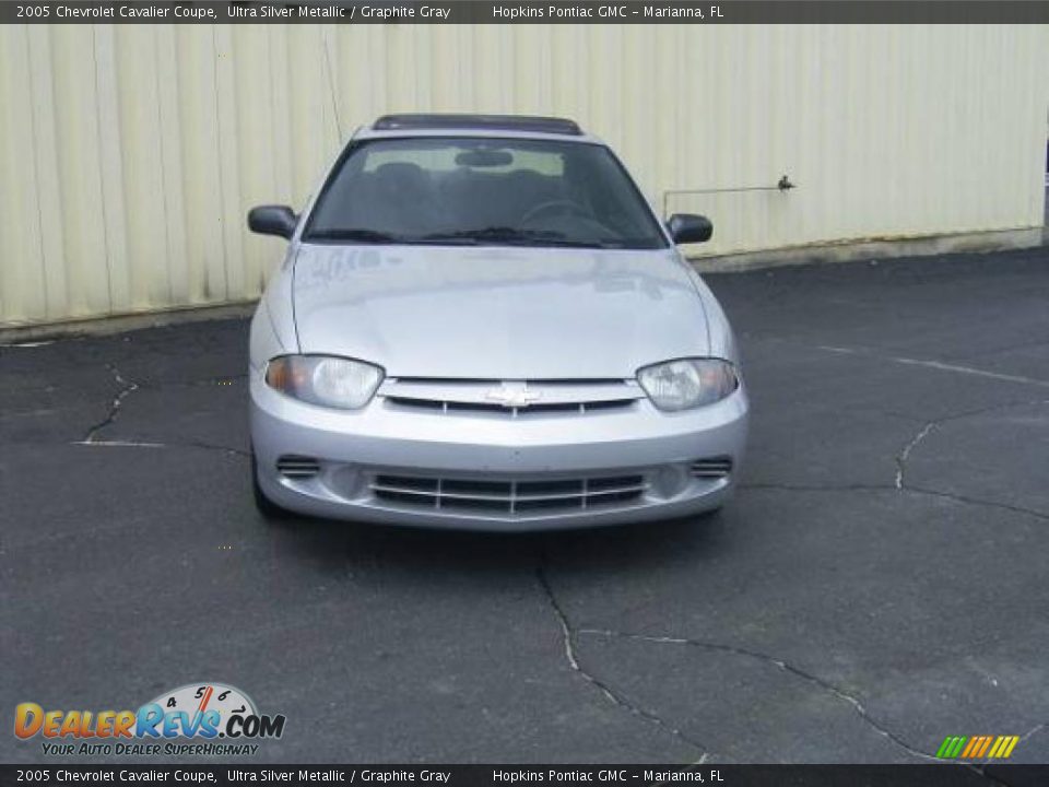 2005 Chevrolet Cavalier Coupe Ultra Silver Metallic / Graphite Gray Photo #2