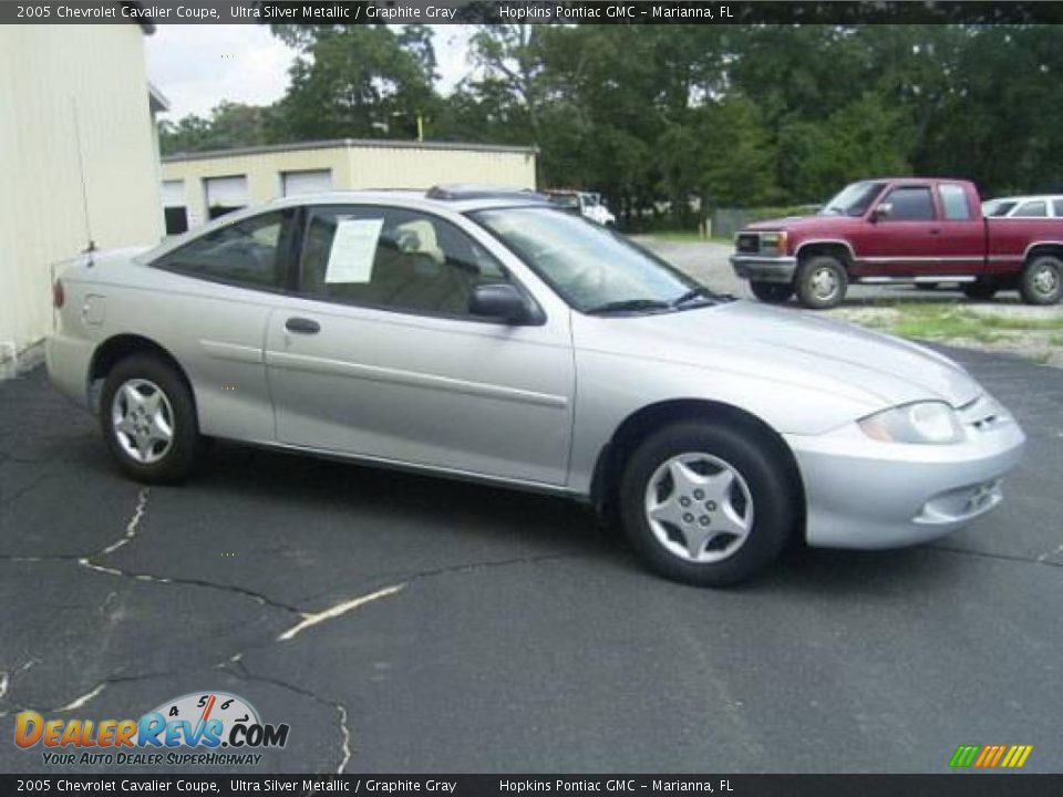 2005 Chevrolet Cavalier Coupe Ultra Silver Metallic / Graphite Gray Photo #3