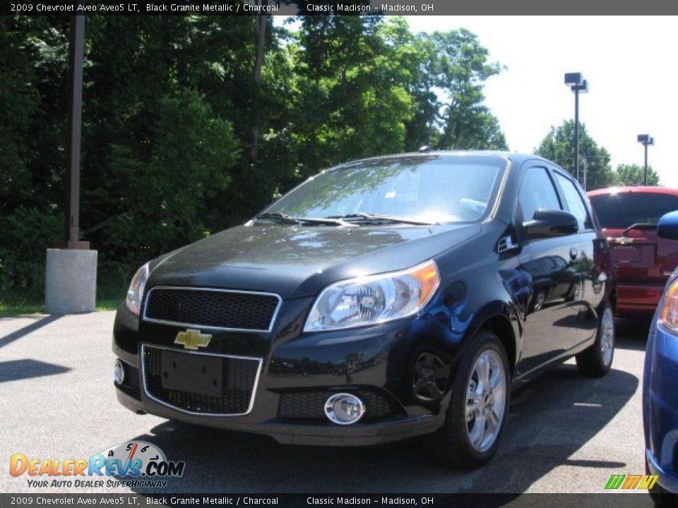 2009 Chevrolet Aveo Aveo5 LT Black Granite Metallic / Charcoal Photo #1