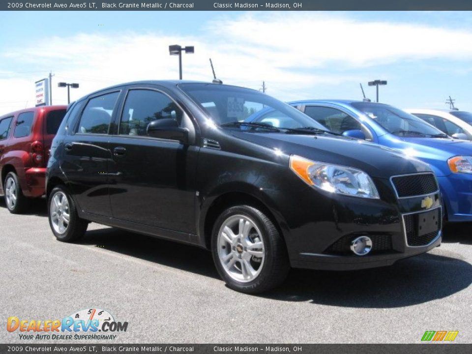 2009 Chevrolet Aveo Aveo5 LT Black Granite Metallic / Charcoal Photo #3
