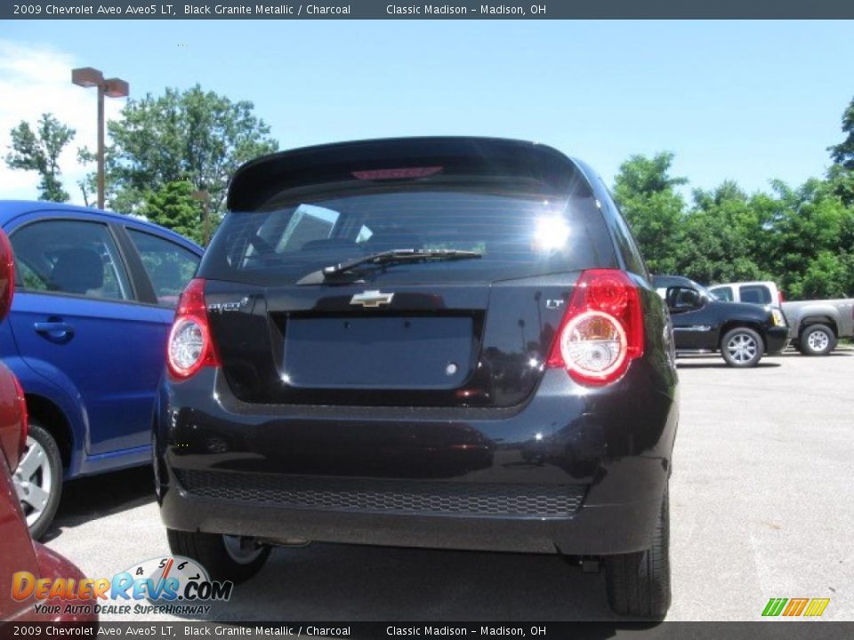 2009 Chevrolet Aveo Aveo5 LT Black Granite Metallic / Charcoal Photo #4