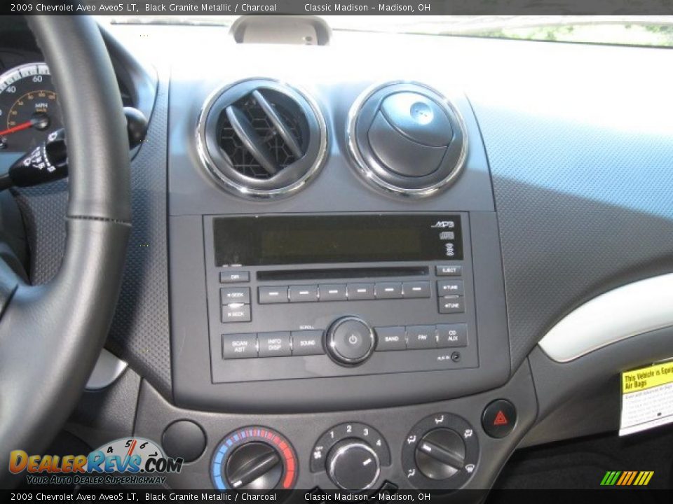 2009 Chevrolet Aveo Aveo5 LT Black Granite Metallic / Charcoal Photo #6