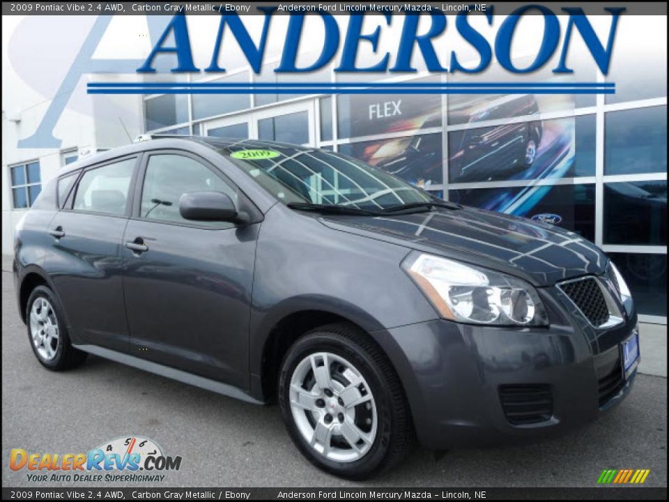 2009 Pontiac Vibe 2.4 AWD Carbon Gray Metallic / Ebony Photo #1
