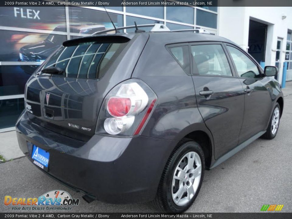 2009 Pontiac Vibe 2.4 AWD Carbon Gray Metallic / Ebony Photo #3