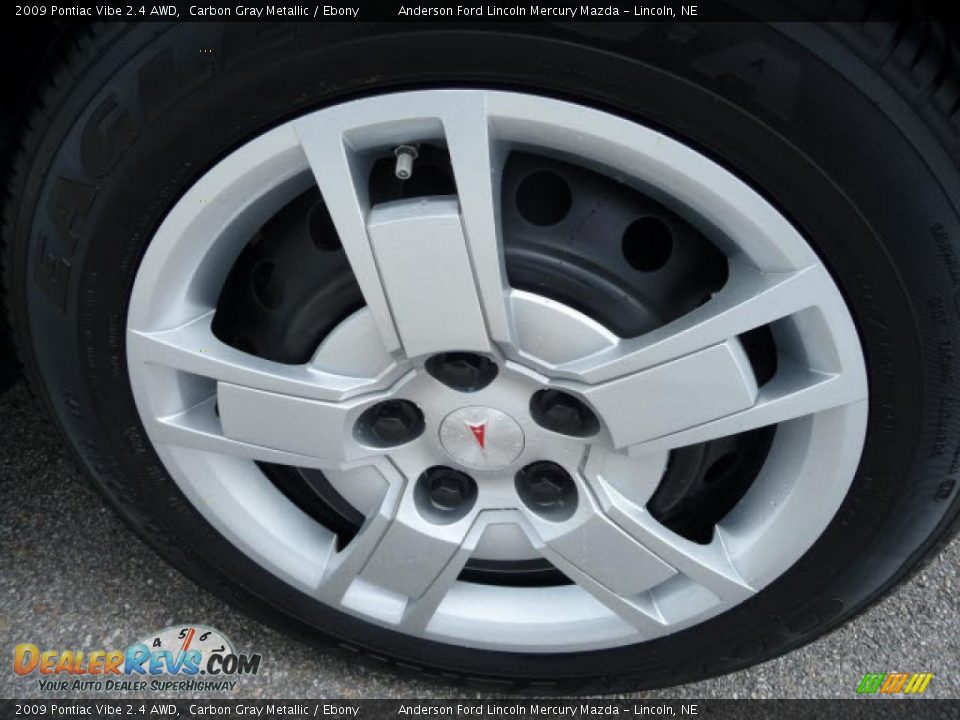 2009 Pontiac Vibe 2.4 AWD Carbon Gray Metallic / Ebony Photo #9