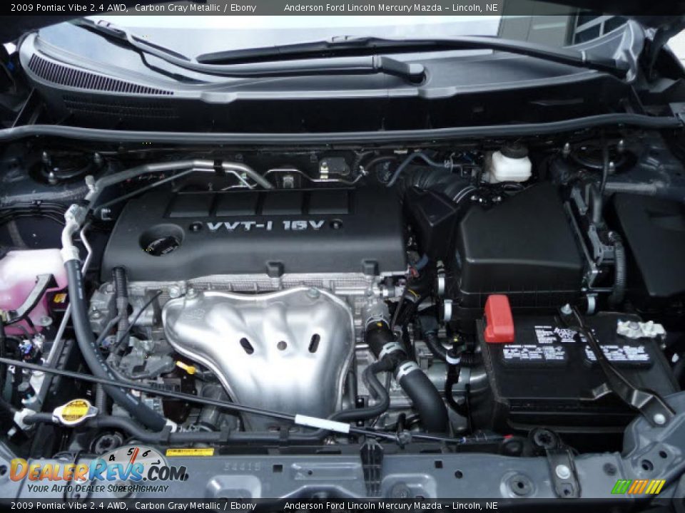 2009 Pontiac Vibe 2.4 AWD Carbon Gray Metallic / Ebony Photo #12