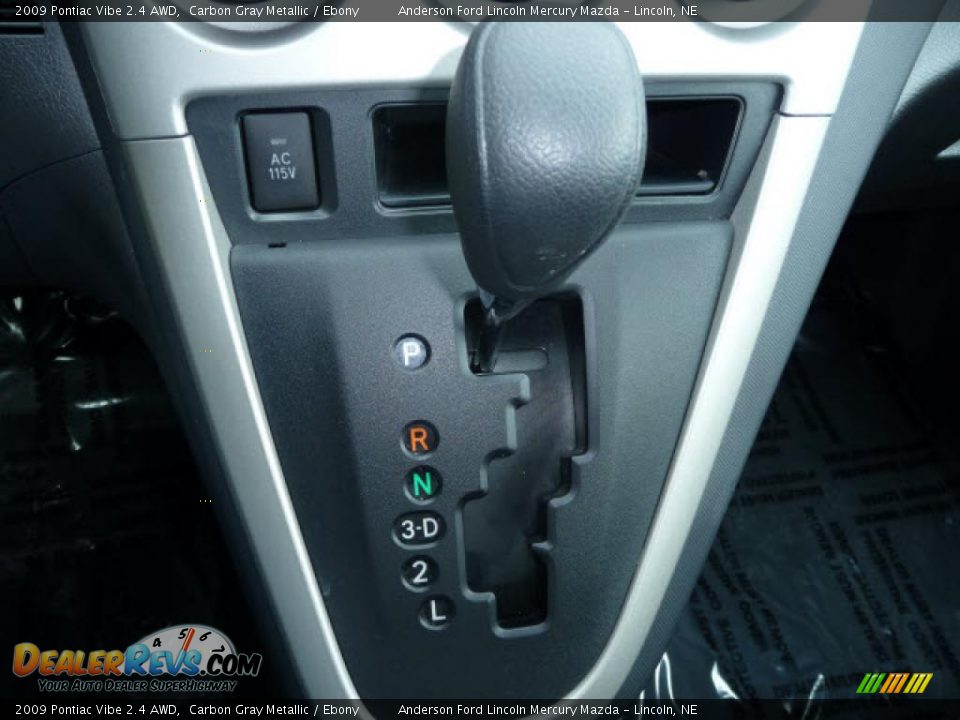 2009 Pontiac Vibe 2.4 AWD Carbon Gray Metallic / Ebony Photo #14