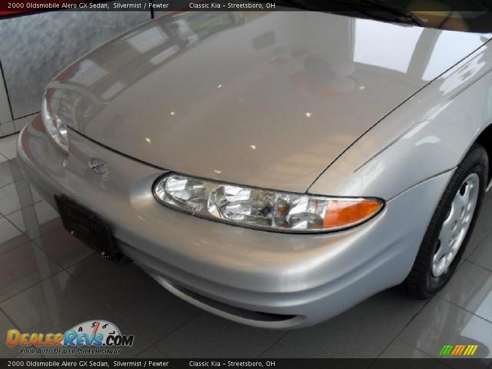 2000 Oldsmobile Alero GX Sedan Silvermist / Pewter Photo #5