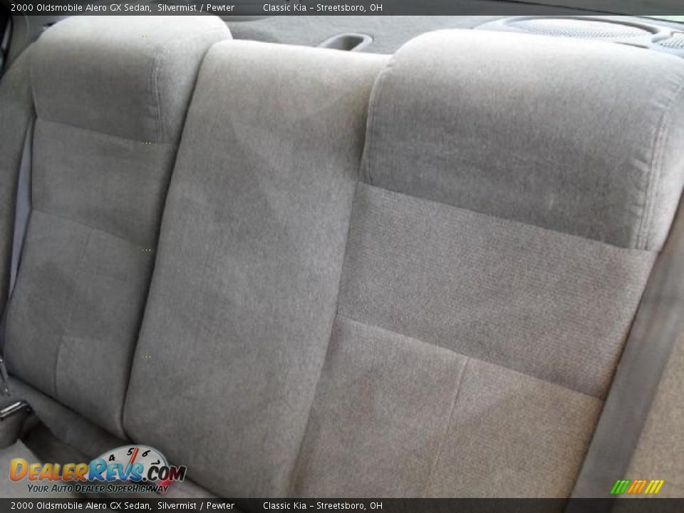 2000 Oldsmobile Alero GX Sedan Silvermist / Pewter Photo #17