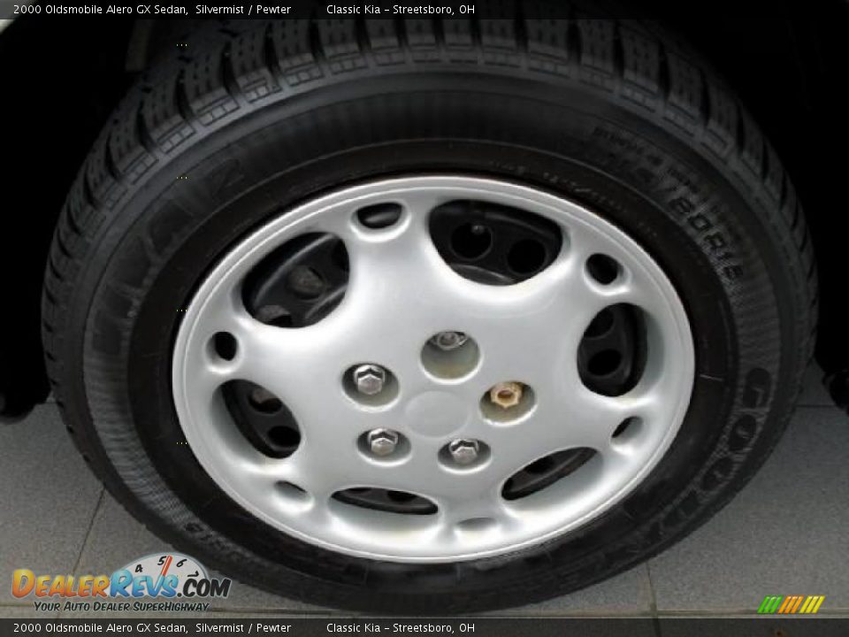 2000 Oldsmobile Alero GX Sedan Silvermist / Pewter Photo #27