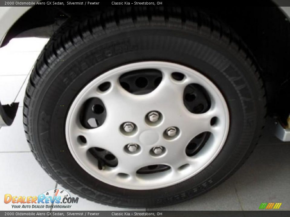 2000 Oldsmobile Alero GX Sedan Silvermist / Pewter Photo #29