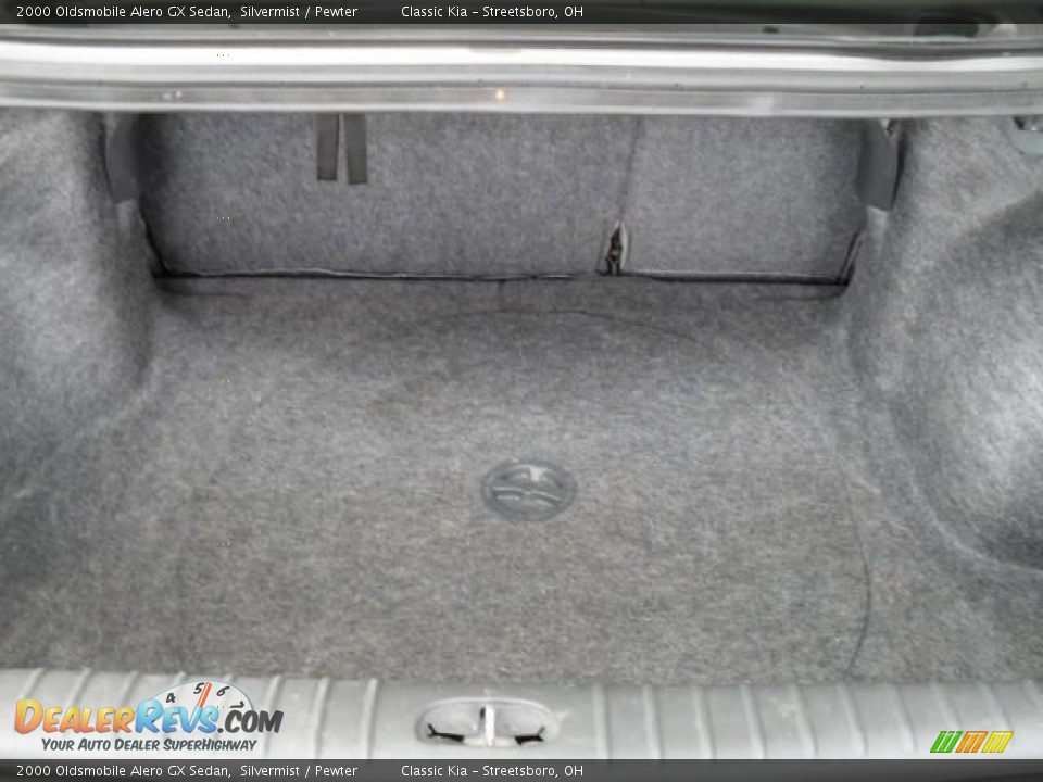 2000 Oldsmobile Alero GX Sedan Silvermist / Pewter Photo #31