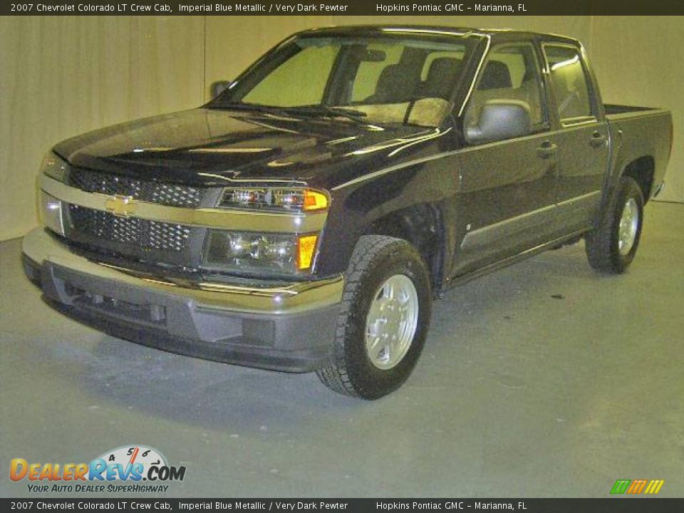 2007 Chevrolet Colorado LT Crew Cab Imperial Blue Metallic / Very Dark Pewter Photo #1