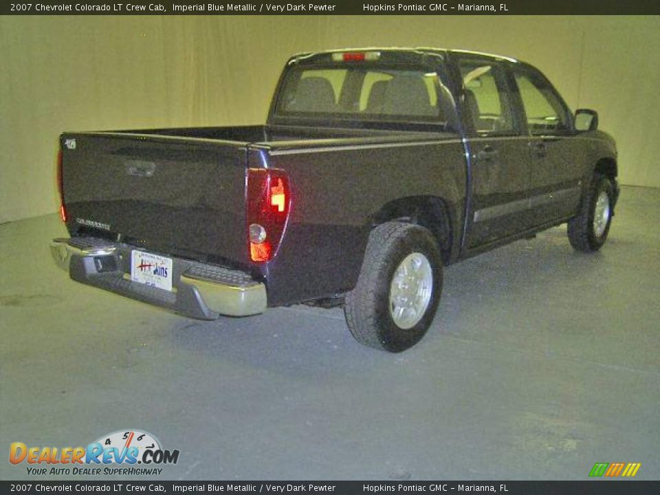 2007 Chevrolet Colorado LT Crew Cab Imperial Blue Metallic / Very Dark Pewter Photo #4