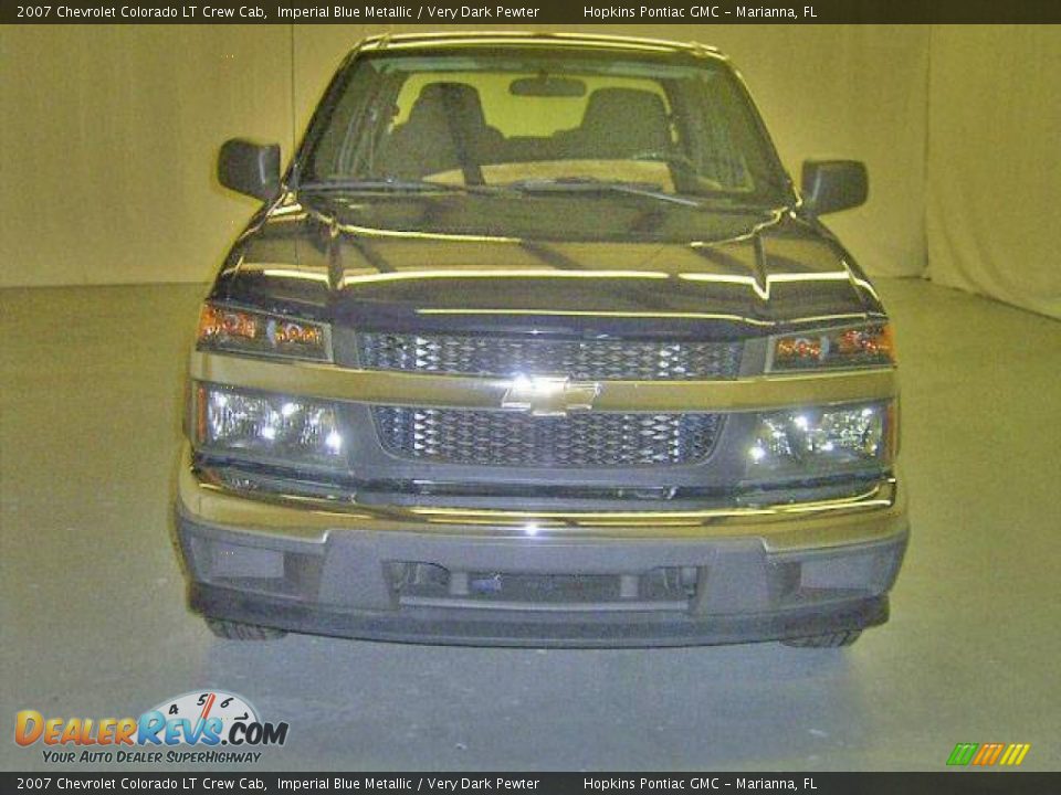 2007 Chevrolet Colorado LT Crew Cab Imperial Blue Metallic / Very Dark Pewter Photo #5