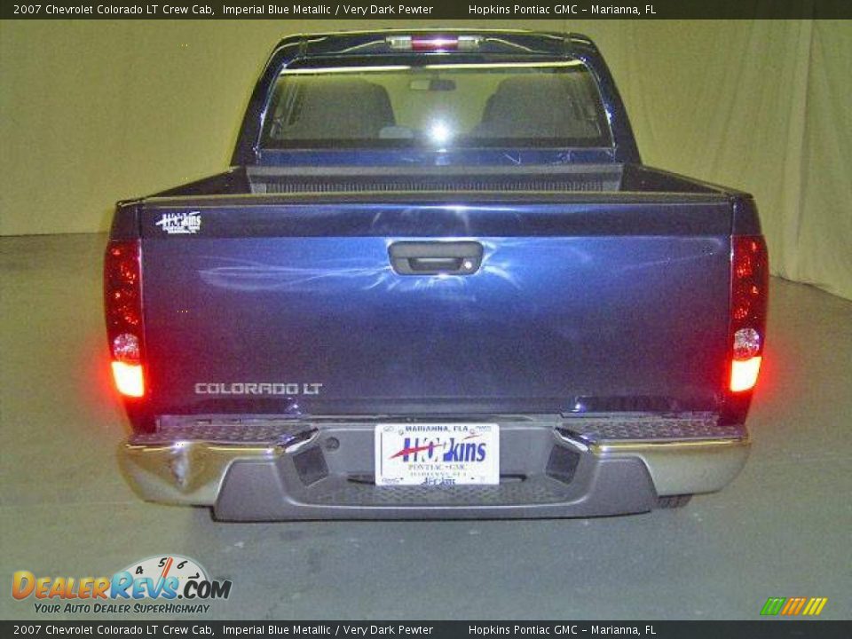 2007 Chevrolet Colorado LT Crew Cab Imperial Blue Metallic / Very Dark Pewter Photo #6