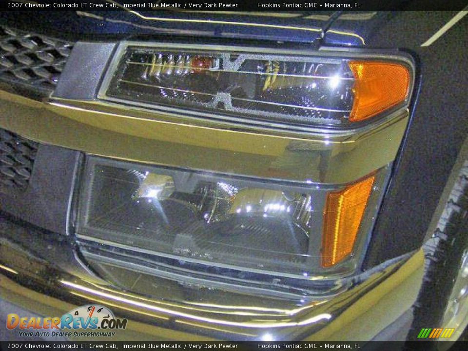 2007 Chevrolet Colorado LT Crew Cab Imperial Blue Metallic / Very Dark Pewter Photo #9