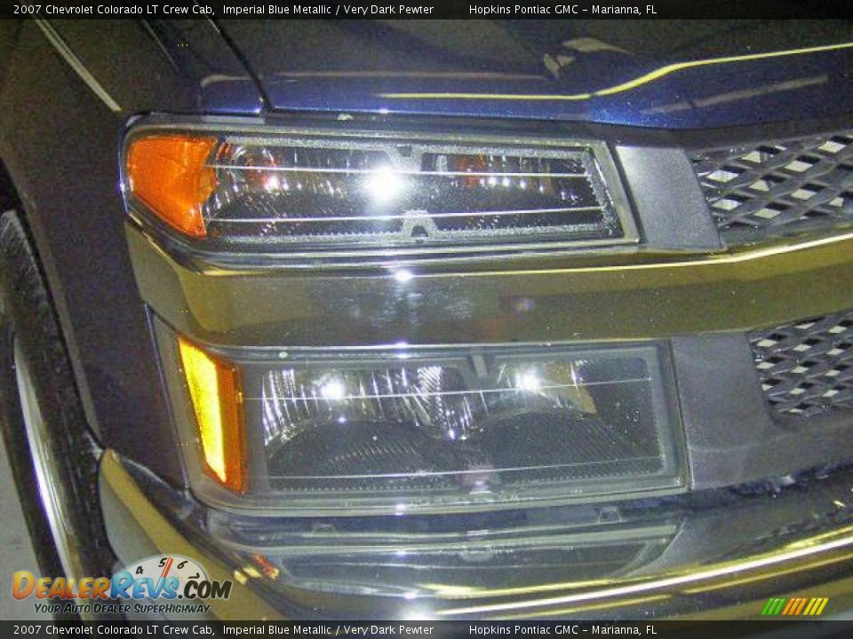 2007 Chevrolet Colorado LT Crew Cab Imperial Blue Metallic / Very Dark Pewter Photo #10