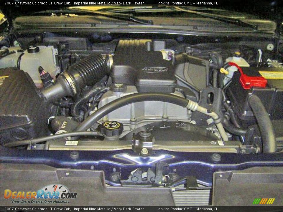 2007 Chevrolet Colorado LT Crew Cab Imperial Blue Metallic / Very Dark Pewter Photo #17