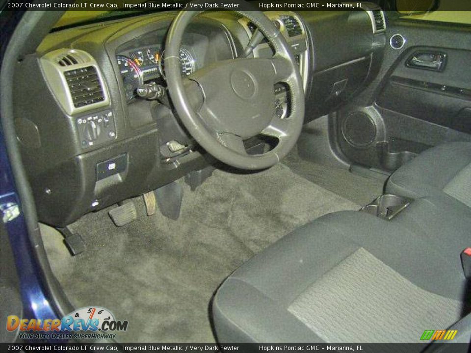 2007 Chevrolet Colorado LT Crew Cab Imperial Blue Metallic / Very Dark Pewter Photo #25