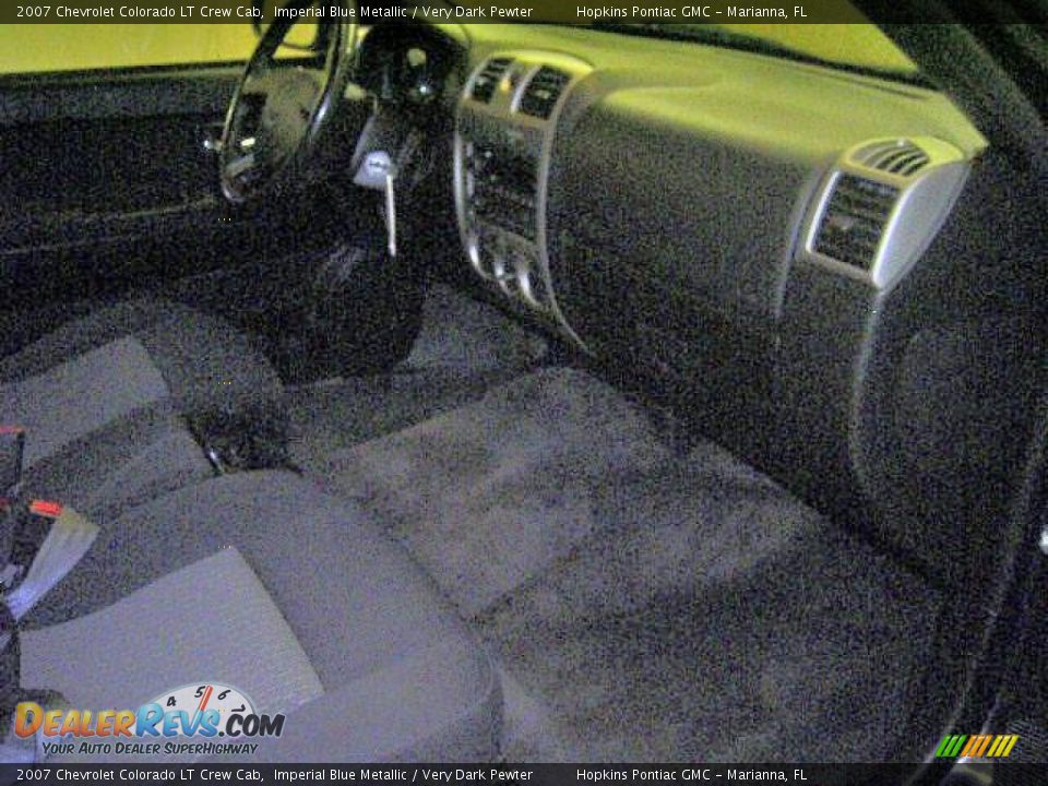 2007 Chevrolet Colorado LT Crew Cab Imperial Blue Metallic / Very Dark Pewter Photo #29