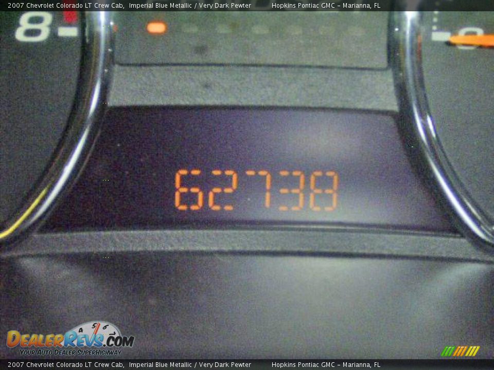 2007 Chevrolet Colorado LT Crew Cab Imperial Blue Metallic / Very Dark Pewter Photo #33