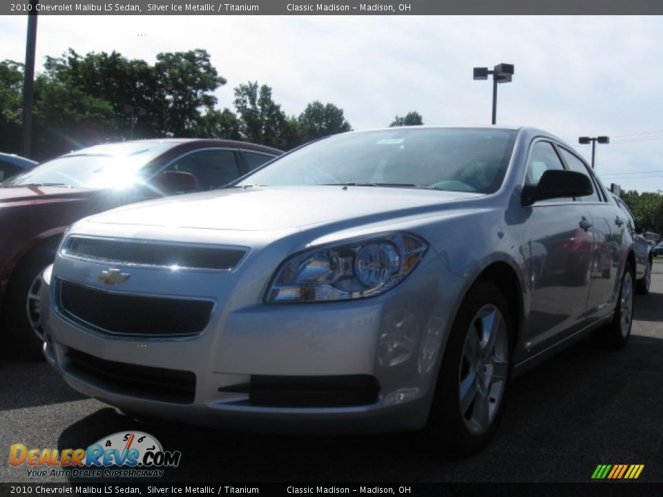 2010 Chevrolet Malibu LS Sedan Silver Ice Metallic / Titanium Photo #1