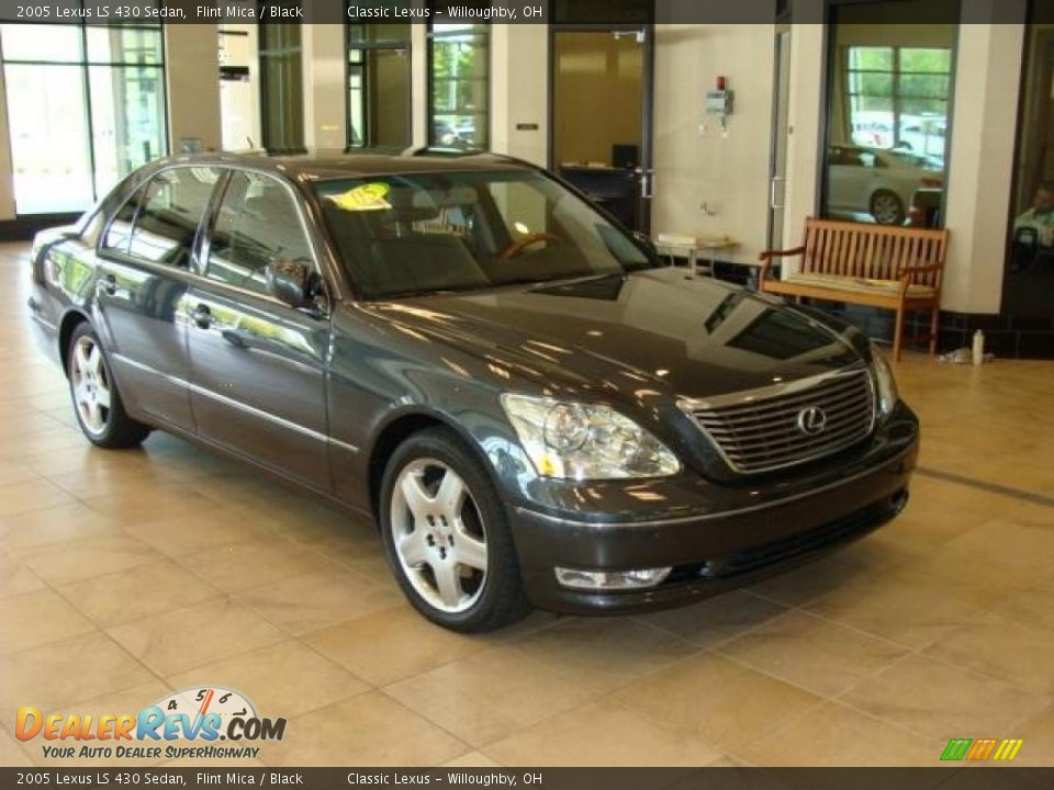 2005 Lexus LS 430 Sedan Flint Mica / Black Photo #3