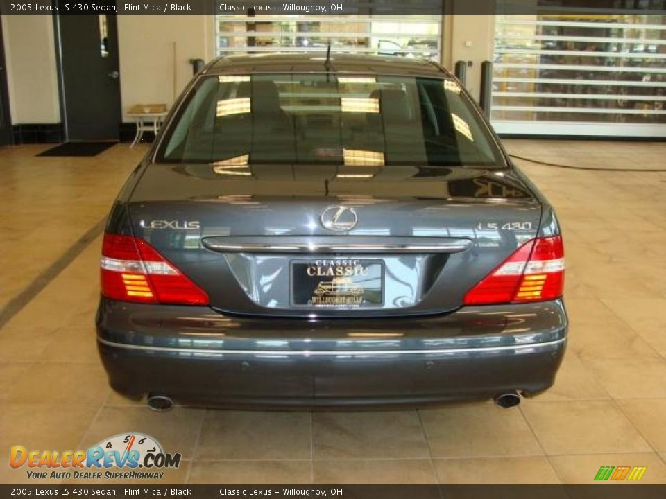 2005 Lexus LS 430 Sedan Flint Mica / Black Photo #4
