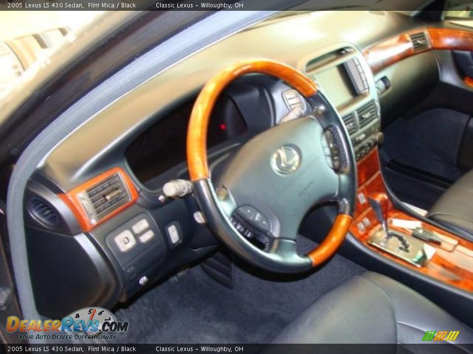 2005 Lexus LS 430 Sedan Flint Mica / Black Photo #6
