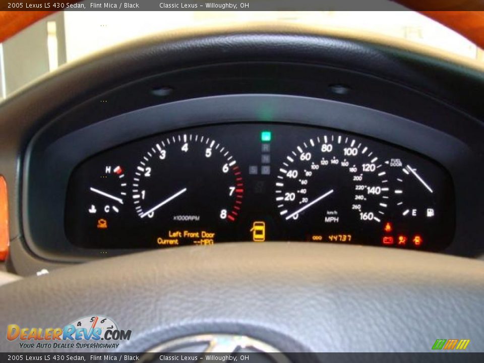 2005 Lexus LS 430 Sedan Flint Mica / Black Photo #9