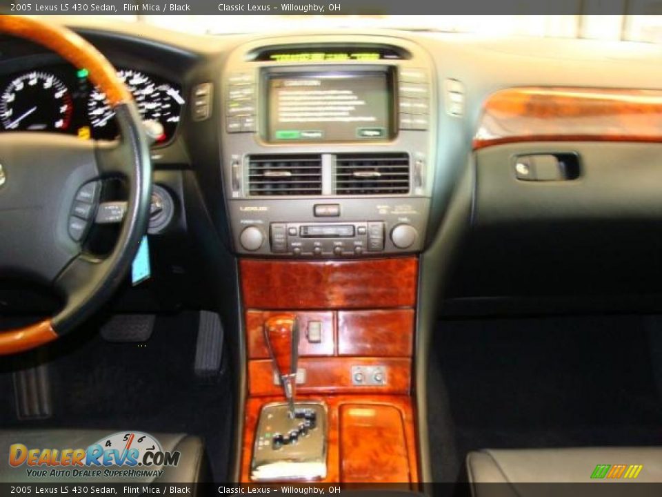 2005 Lexus LS 430 Sedan Flint Mica / Black Photo #16