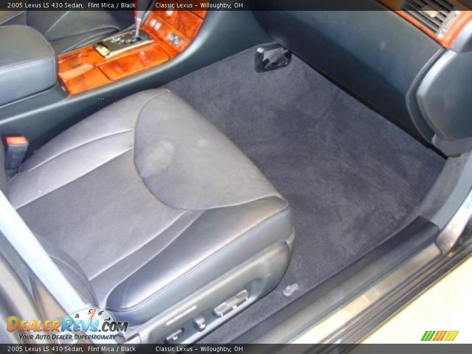2005 Lexus LS 430 Sedan Flint Mica / Black Photo #20