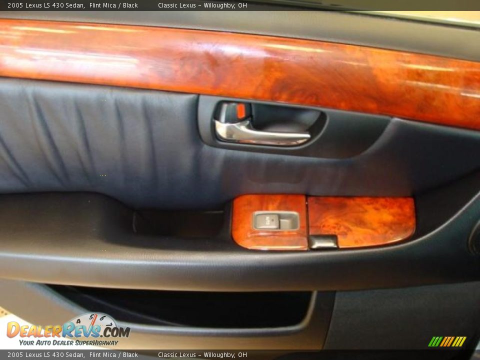 2005 Lexus LS 430 Sedan Flint Mica / Black Photo #28