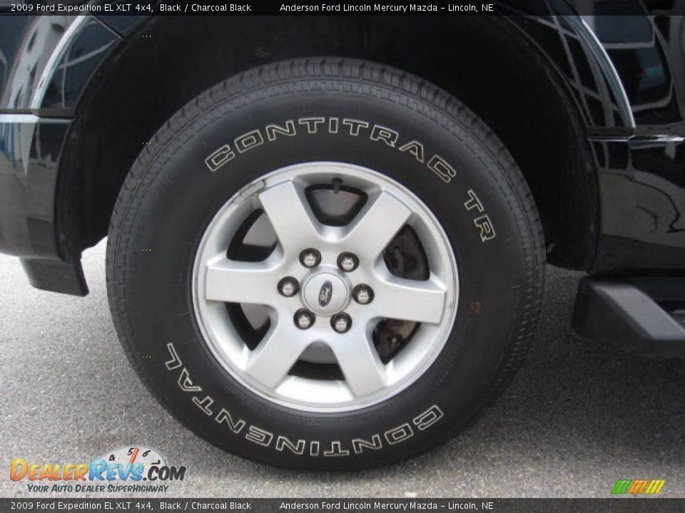 2009 Ford Expedition EL XLT 4x4 Black / Charcoal Black Photo #7