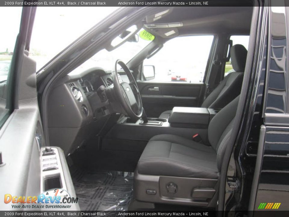 2009 Ford Expedition EL XLT 4x4 Black / Charcoal Black Photo #12