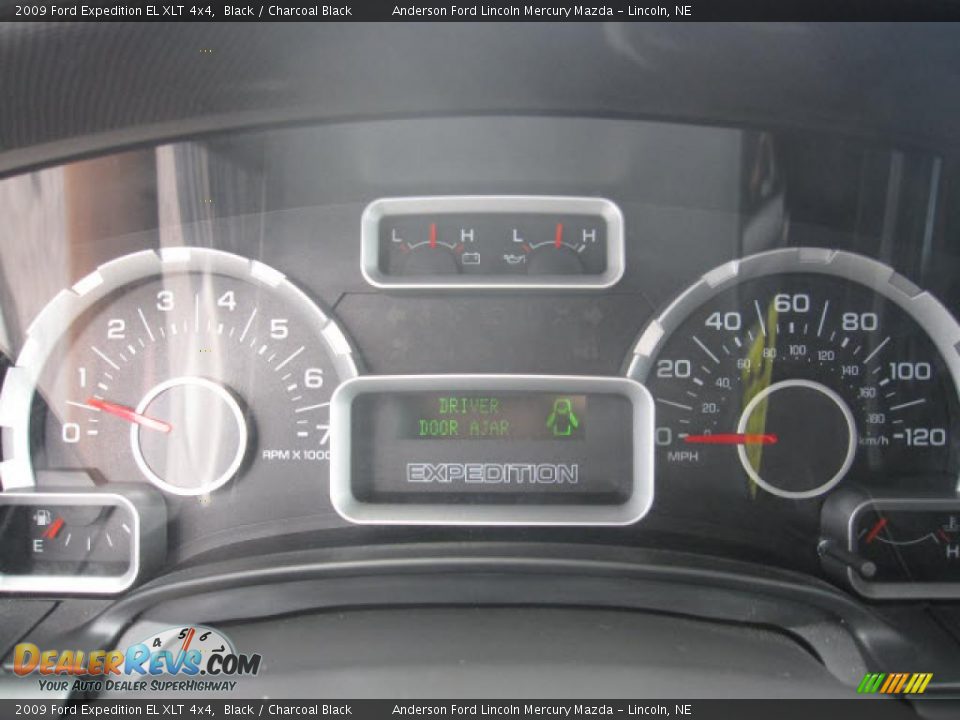 2009 Ford Expedition EL XLT 4x4 Black / Charcoal Black Photo #14