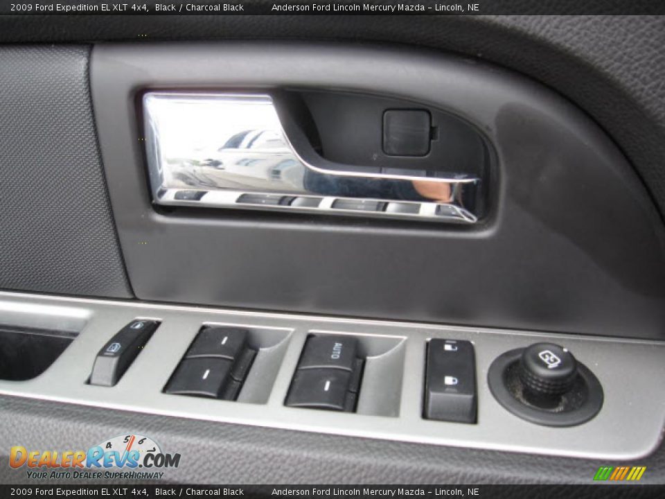 2009 Ford Expedition EL XLT 4x4 Black / Charcoal Black Photo #15