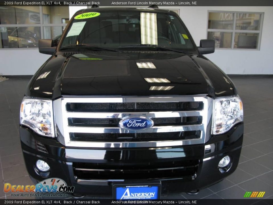 2009 Ford Expedition EL XLT 4x4 Black / Charcoal Black Photo #18