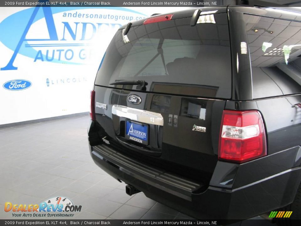 2009 Ford Expedition EL XLT 4x4 Black / Charcoal Black Photo #21