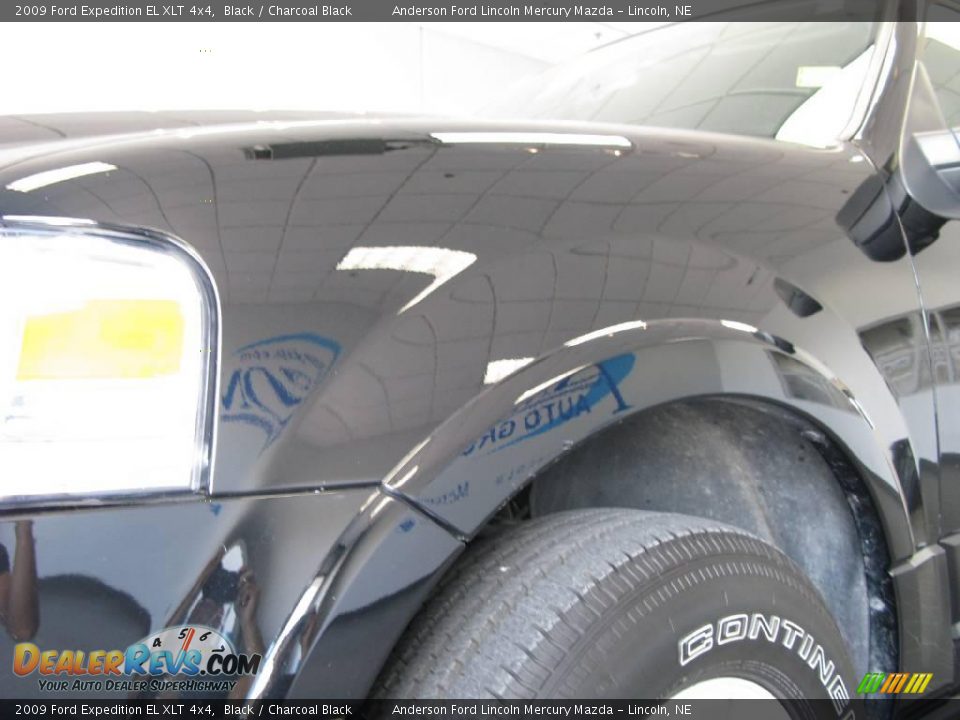 2009 Ford Expedition EL XLT 4x4 Black / Charcoal Black Photo #23