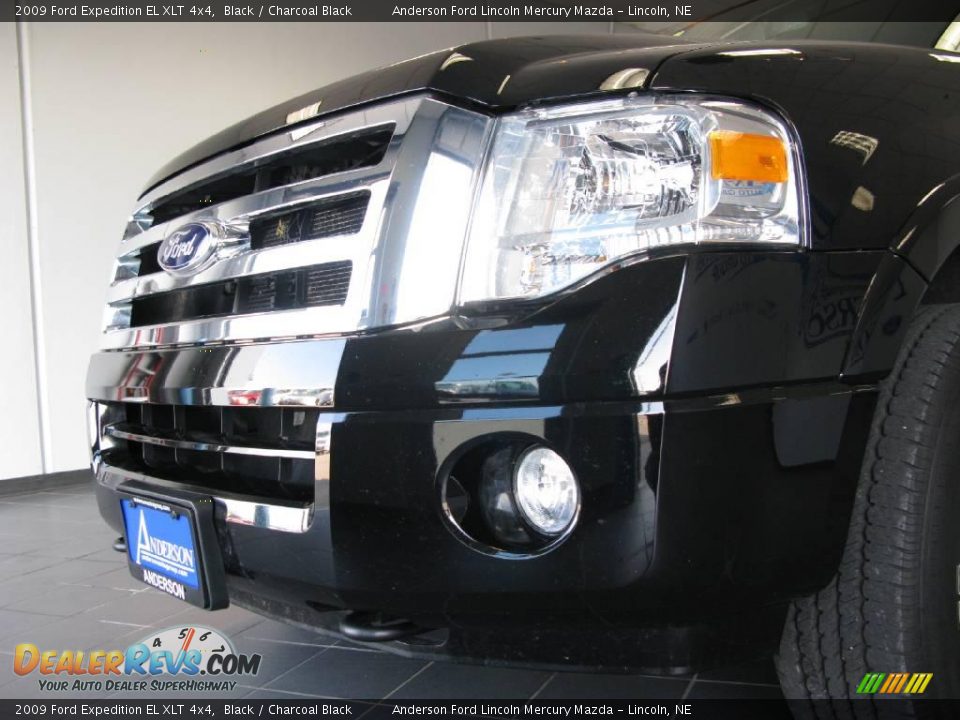 2009 Ford Expedition EL XLT 4x4 Black / Charcoal Black Photo #24